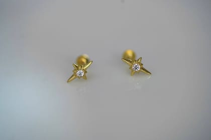 S925 Starburst Studs