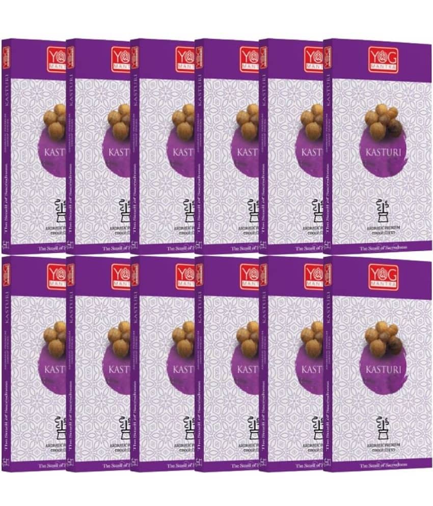 archita poojabatti - Incense Stick Kasturi 18 gm ( Pack of 12 )