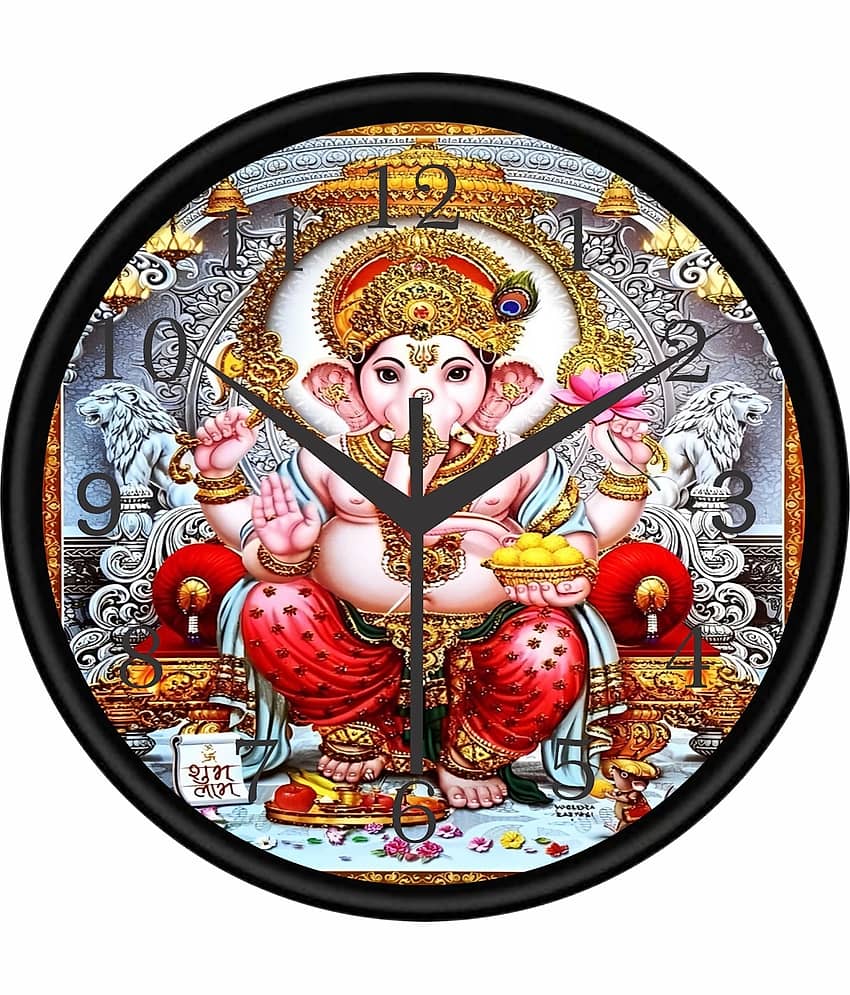 KP CRAFT Circular Analog Wall Clock