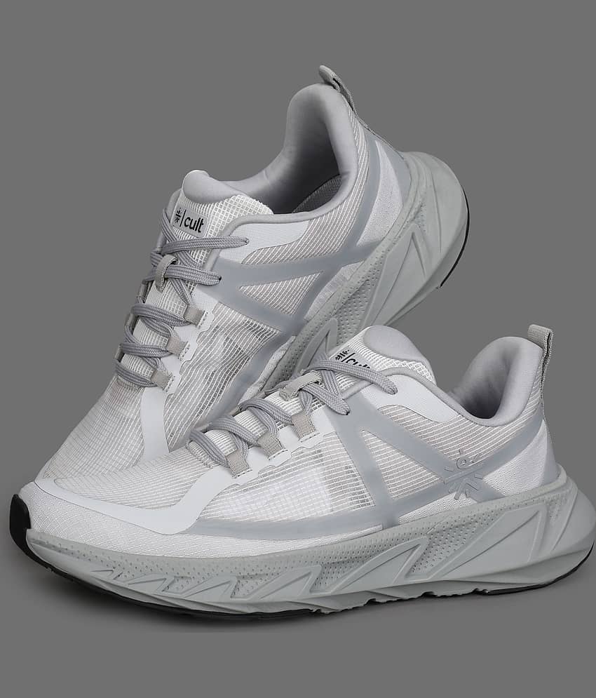 Cult Traverse Light Grey Men's Sports Running Shoes