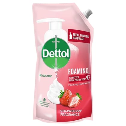 Dettol Foaming Handwash - 10x Better Germ Protection, Strawberry, 700 ml