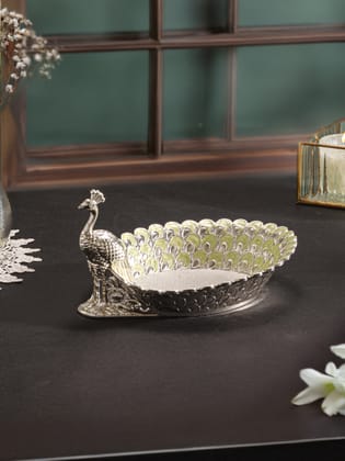 Peacock Jewel Nut Dish