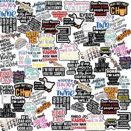 Quotes - A Combo Of 5 Sticker Sheets