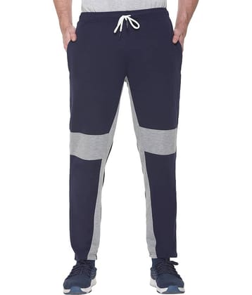 HVBK - Navy Blue Cotton Blend Men's Trackpants ( Pack of 1 )