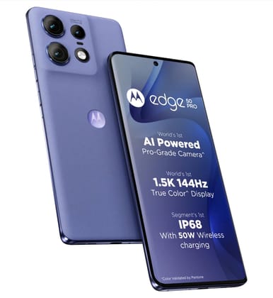 Motorola Edge 50 Pro (Luxe Lavender, 12+256) Motorola Edge 50 Pro (Luxe Lavender, 12+256) - purple / 12GB RAM + 256GB STORAGE Motorola Edge 50 Pro (Luxe Lavender, 12+256) Motorola Edge 50 Pro (Luxe Lavender, 12+256) - purple / 12GB RAM + 256GB STORAGE