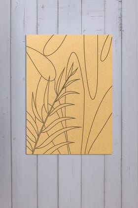 Dbeautify's Traditional Painting Board – Tropical Leaves DIY