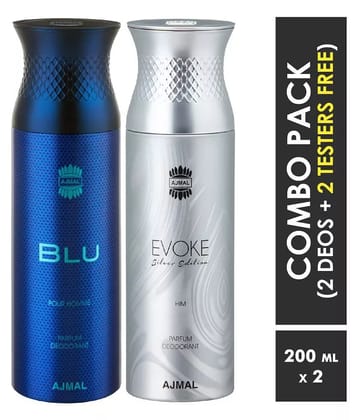 AJMAL - Deodorant Spray for Men 200 ml ( Pack of 2 ) - 200ml