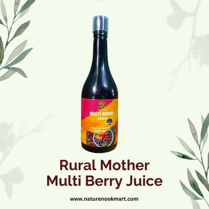 Rural Mother Multi Berry Juice: A Natural Superfood for Overall Health 1000 ML