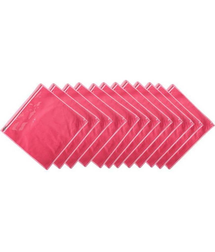 Bulbul Pink Saree Covers - 12 Pcs