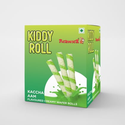 PICKWICK Kiddy Roll, Kaccha Aam Flavoured Wafer Roll - 240 gm (10g x 24pcs)