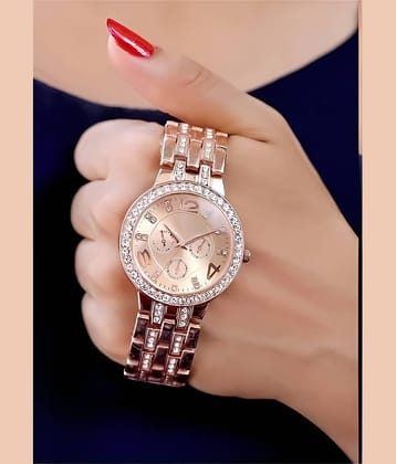 Cosmic Rose Gold Metal Analog Womens Watch
