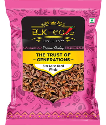 BLK FOODS _Select Star Anise Seed Whole (Badiyan) 200g 200 gm