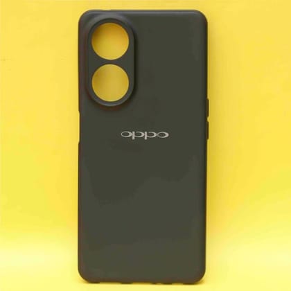 Black Silicone Case for Oppo F23