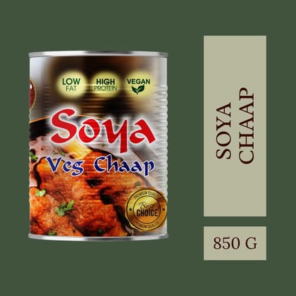 Organic Nation Veg Soya Chaap | High in Protein | Delicious and Nutritious 850g