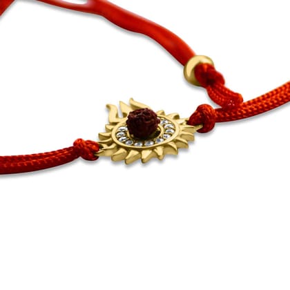 Trishul Bhaskara 925 Sterling Silver Rakhi for Brother