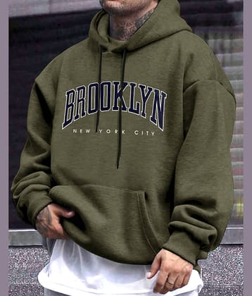 Eyebogler Fleece Hooded Men's Sweatshirt - Grey ( Pack of 1 )