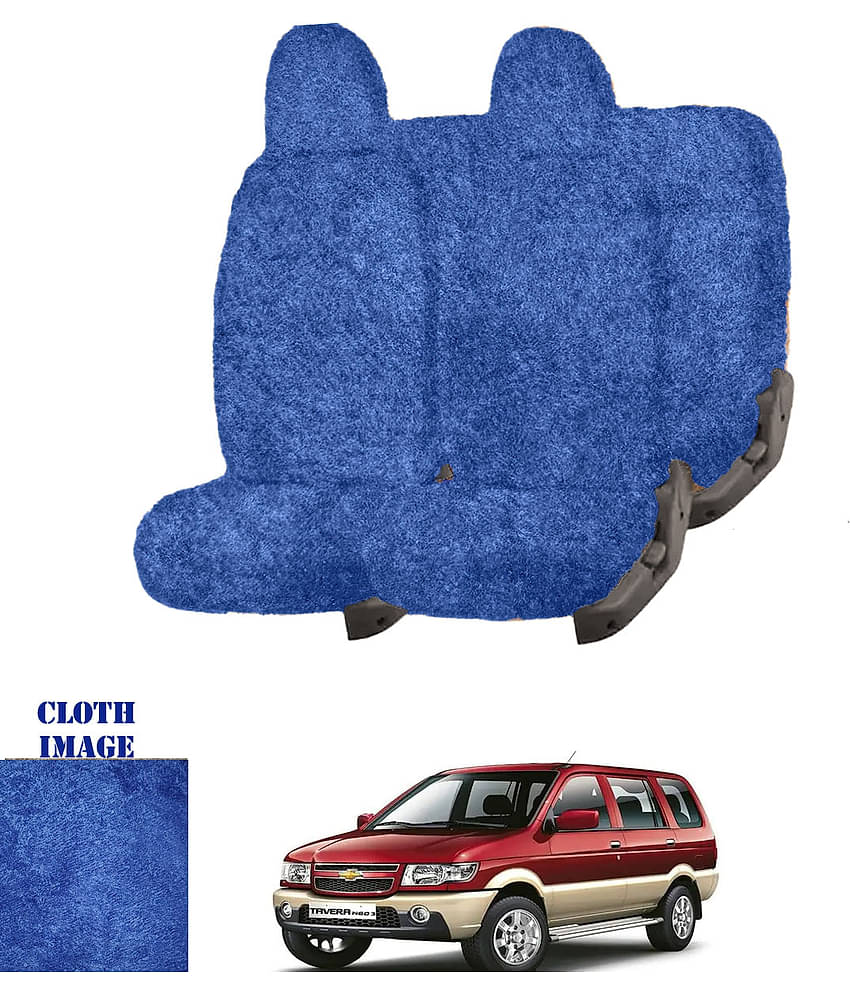 Chevrolet Tavera Blue 10 Seater Car Seat Cover