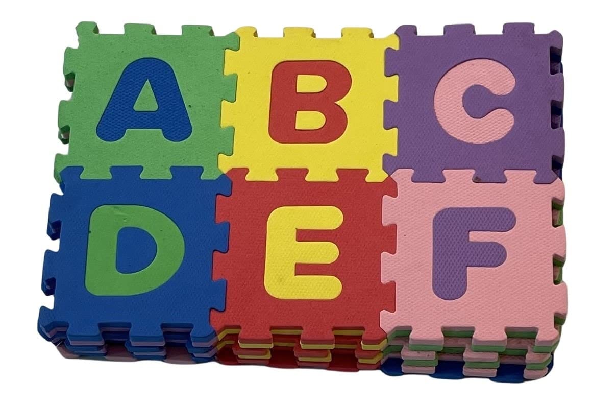 Puzzle Mats Foam Kids Interlocking (36 Pieces) alphabats and Number Puzzle for kids