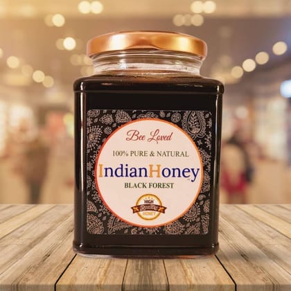 IndianHoney BlackForest Honey 100% Natural & Pure Forest-Sourced No Added Sugar (500gm)