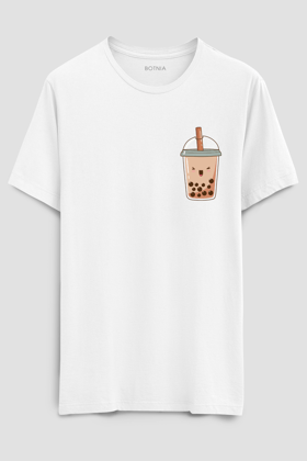 Boba Tea- Half sleeve t-shirt-XS