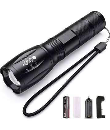 5 Mode Rechargeable Metal LED Hand Held Flashlight Torch Outdoor Lamp Light Searchlight Emergency Light Portable Easy To Carry