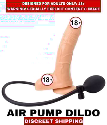FELAME ADULT SEX TOYS AIR PUMP INFLATABLE Smooth Silicon Dildo For Women