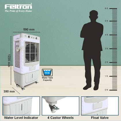 Feltron 70 Ltr Desert Air Cooler (Hulk Plus)