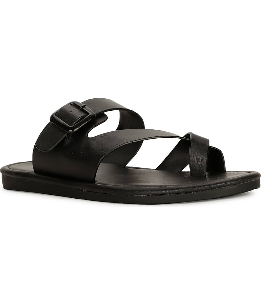 Bata - Black Men's Sandals