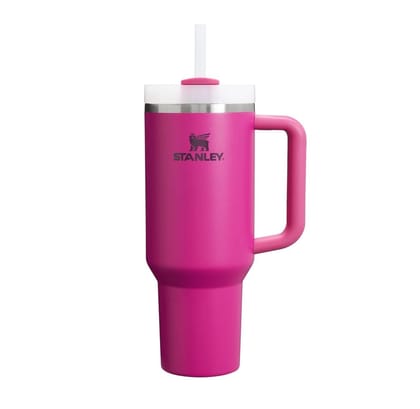 The Quencher H2.0 Tumbler 40 OZ With Lid & Straw (Fuschia Pink)