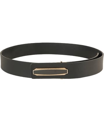 STYLE SHOES - Black Leather Men's Formal Belt ( Pack of 1 )