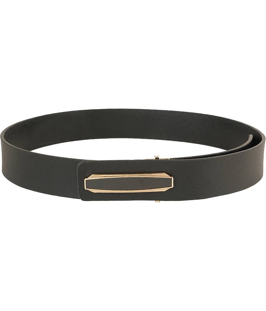 STYLE SHOES - Black Leather Men's Formal Belt ( Pack of 1 )