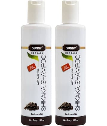 SUNNY HERBALS Shikakai Shampoo 150 mL Pack of 2