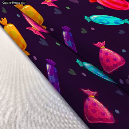 ArtzFolio Candy Cartoon Pillow Cover Case-Pillow Cover; Poly Cotton / 27x18inch (68.6x45.7cms); SINGLE; Without Filler