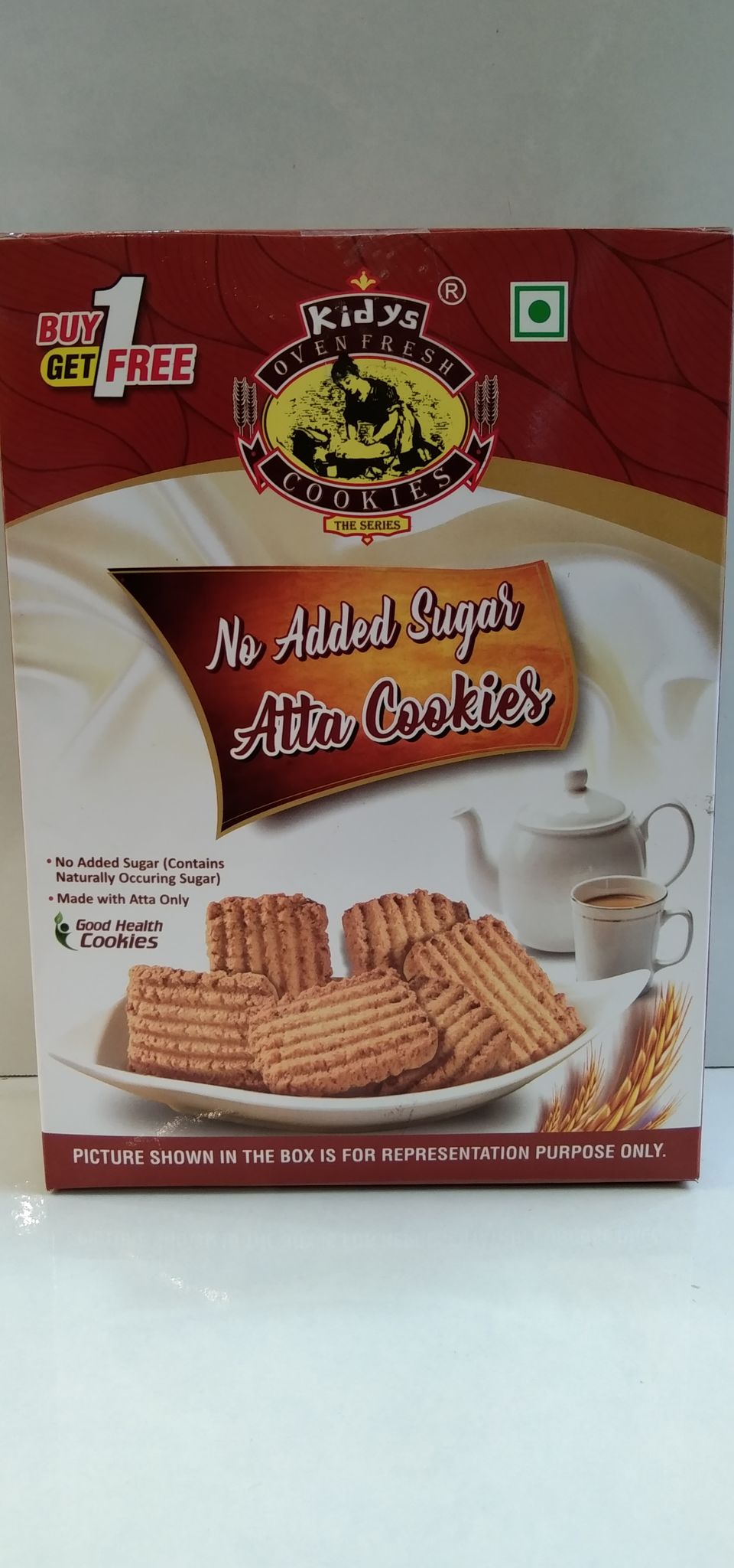 Kidys No added sugar Atta crokies Buy 1 Get 1 free 