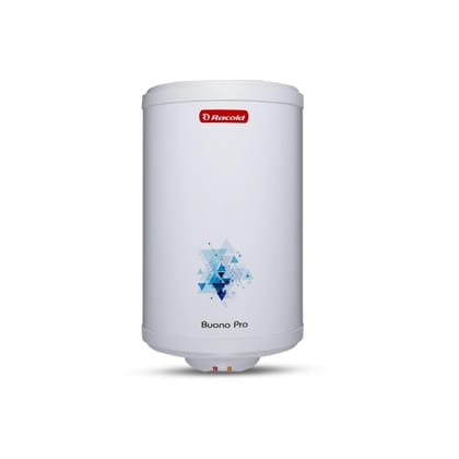 Racold Buono Pro NXG 10L ABS Body 5 Star Water Heater (Geyser) 5+2 Yrs Tank Warranty, Corrosion Prevention With Superior Titanium Enameled Tank Coating, Suitable for Buildings, for elegant aesthetics Racold Buono Pro NXG 10L ABS Body 5 Star Water Heater 