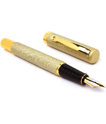 Srpc Gold Medium Line Fountain Pen ( Pack of 1 )