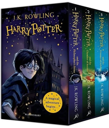 Harry Potter 1–3 Box Set: A Magical Adventure Begins (Set of 3 Books)