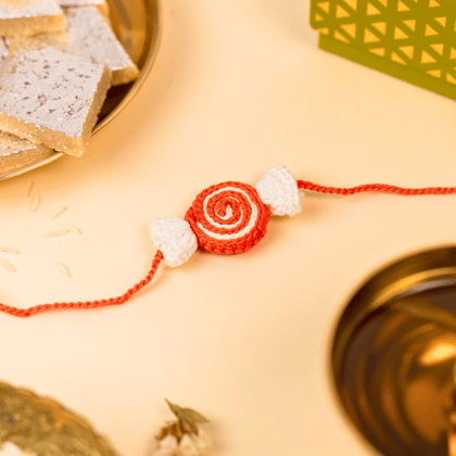 Candy Crochet Rakhi (2 Pieces)-Rakhi (2 Pieces)