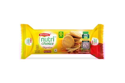 Britannia NutriChoice Digestive High Fibre Biscuits, 100g
