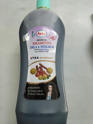 Ayur herbal amla and shikakai shampoo 