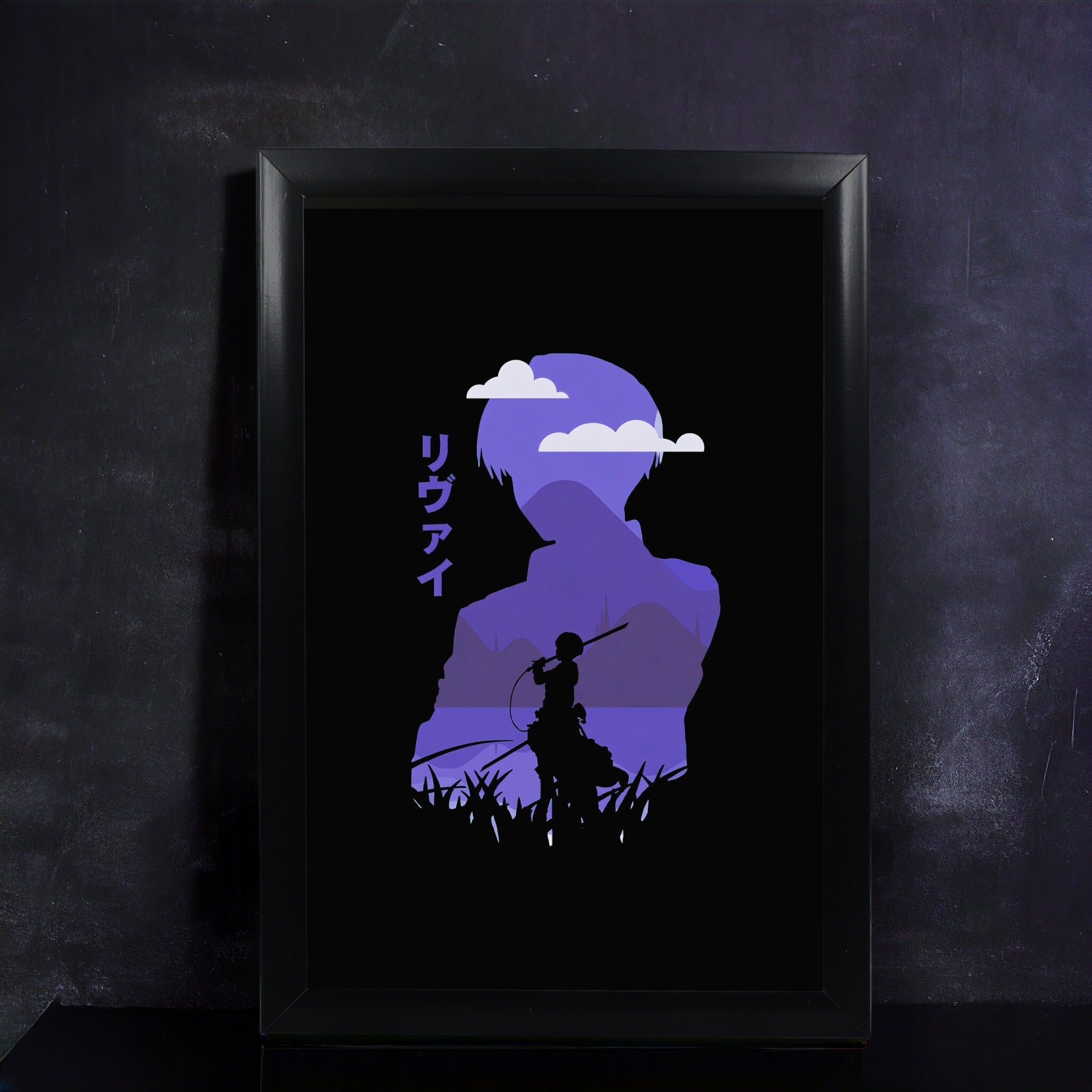 Capt. Levi Ackerman Photo Frame (A4 Size) - Attack On Titan