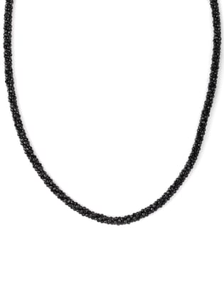 Black Is Back Spinel Necklace