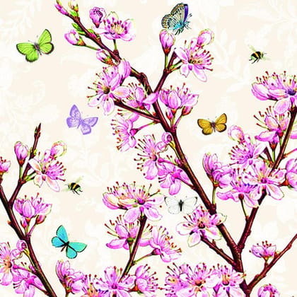 Decoupage Napkin / Tissue papers - 33cm by 33cm - GT3255