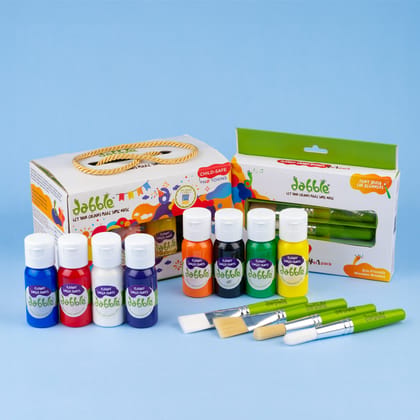 Dabble Starter Painting + Chubby Brush Combo Kit Dabble Starter Painting + Chubby Brush Combo Kit