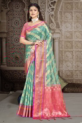 Blue Silk Saree