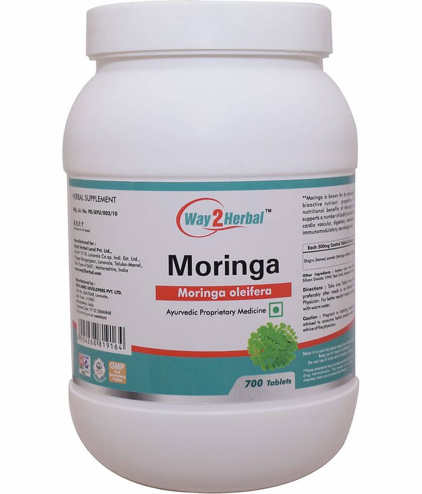 Way2Herbal Moringa Capsule 700 No.S Pack of 1