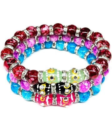 DAIVYA WELLNESS - Multicolor Bracelet ( Pack of 3 )