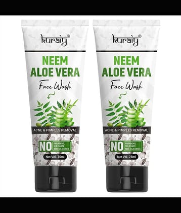 KURAIY Face Wash Cream With Natural Deep Moisturizing Face wash Tube pack of 2