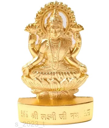 Shri Astha Vinayak Brass Goddess Laxmi Idol ( 13 cm )