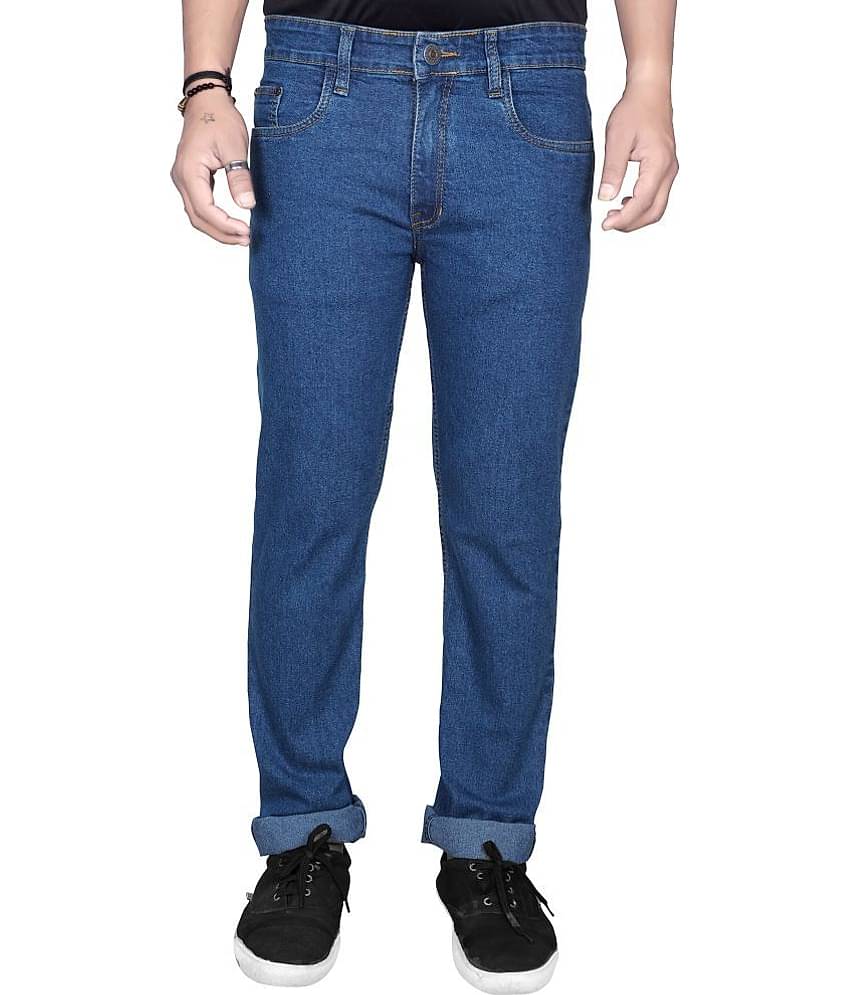 JB JUST BLACK Regular Fit Cuffed Hem Men's Jeans - Olive ( Pack of 1 )